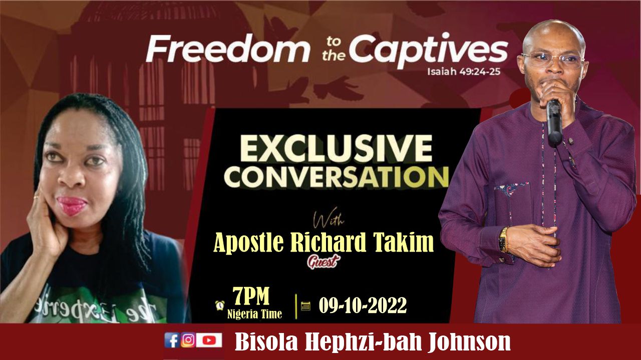 My Guest On Next Broadcast- Apostle Richard Takim
